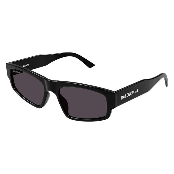 New Authentic  BALENCIAGA Everyday Black Square BB0305S 001 Sunglasses Women - Picture 1 of 4